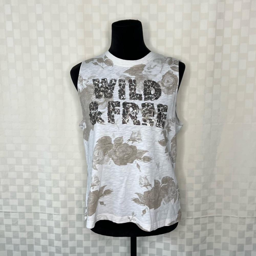 Idyllwind Beige Floral Wild & Free Tank Top